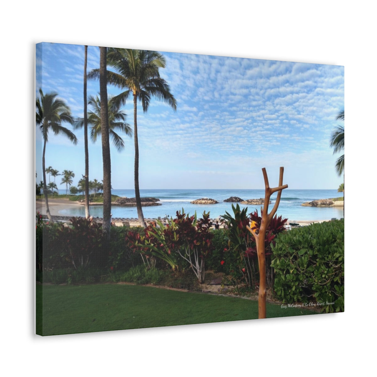 Artwork - Aloha Morning View on Canvas